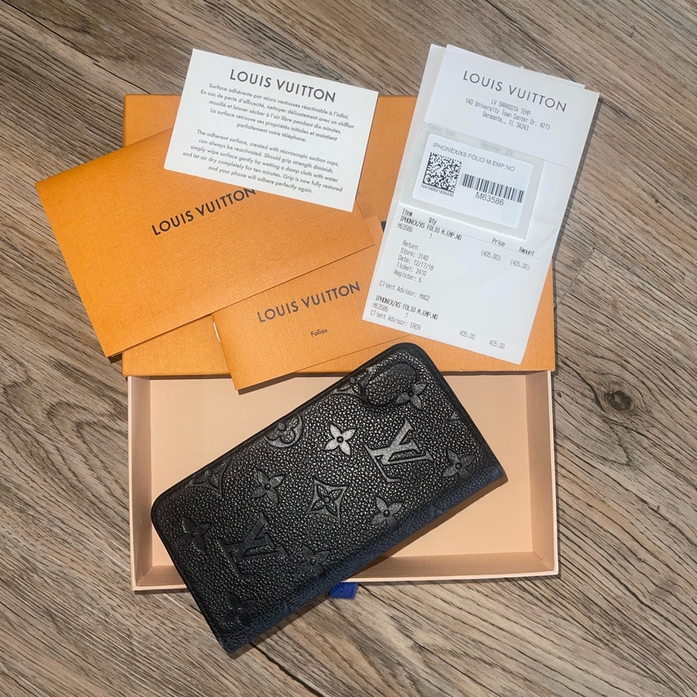 Louis Vuitton iPhone X/XS Folio